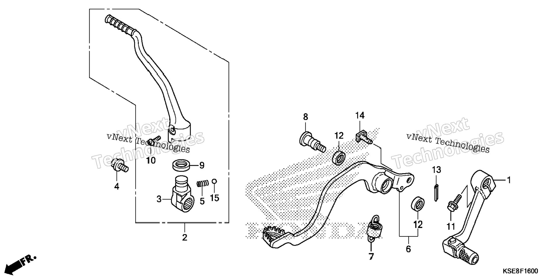 Pedal@Kick Starter Arm