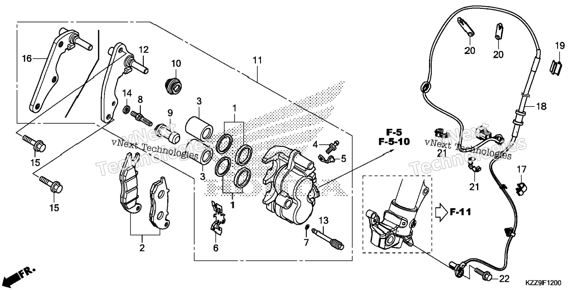 Front Brake Caliper