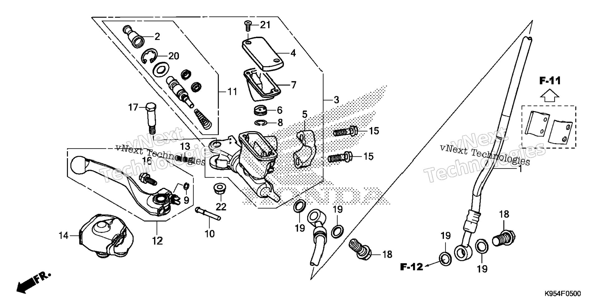 Front Brake Master Cylinder
