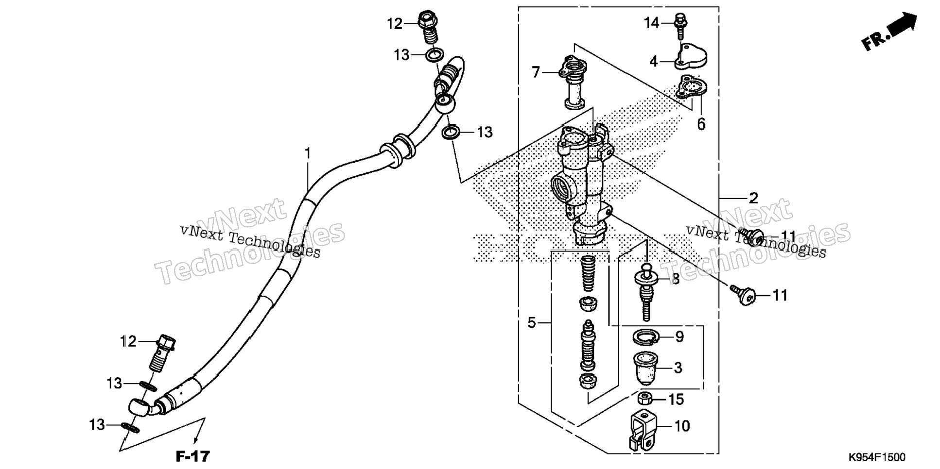 Rear Brake Master Cylinder