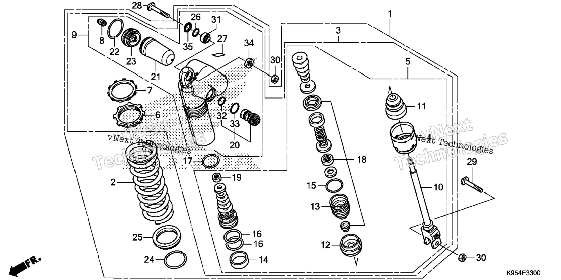 Rear Shock Absorber