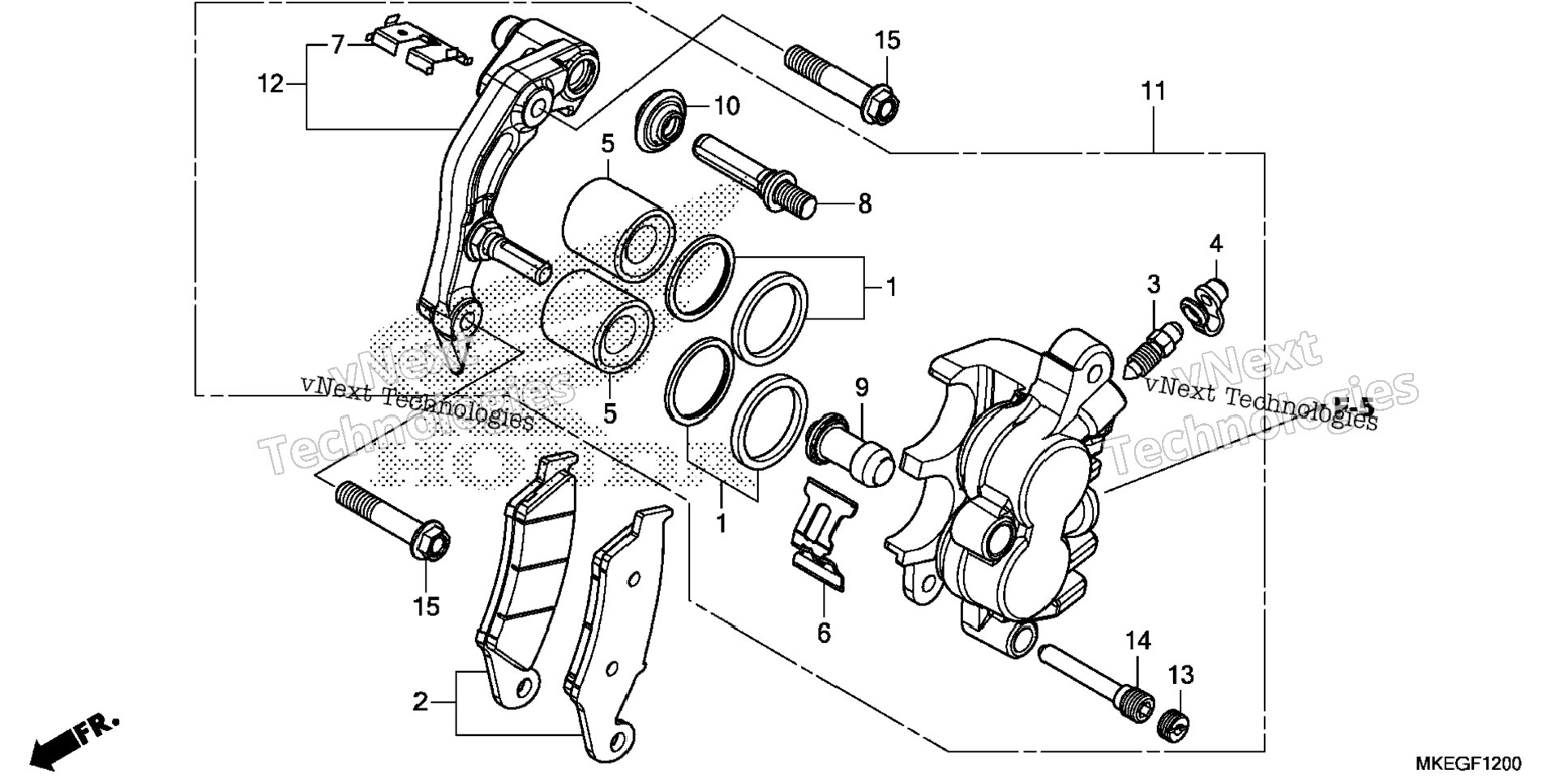 Front Brake Caliper