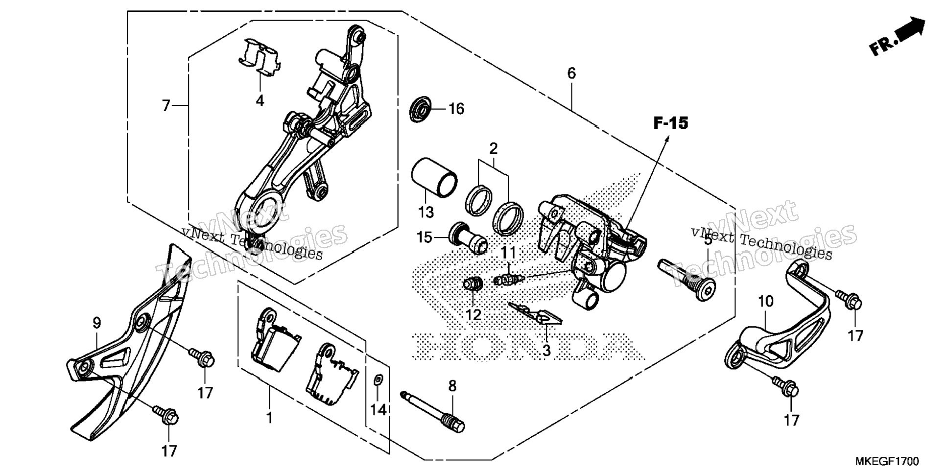 Rear Brake Caliper