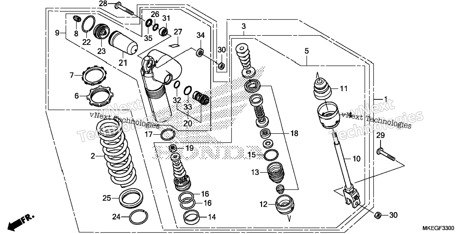 Rear Shock Absorber