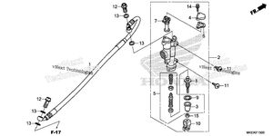 Нажмите для увеличения Rear Brake Master Cylinder