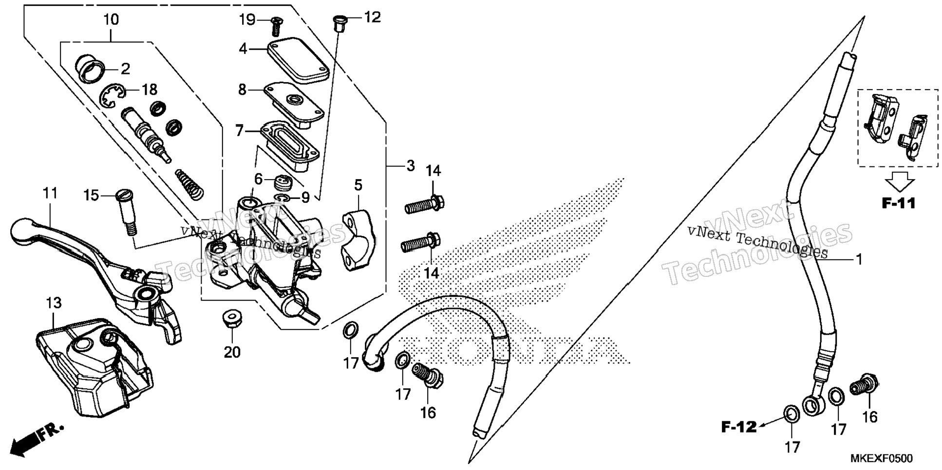 Front Brake Master Cylinder