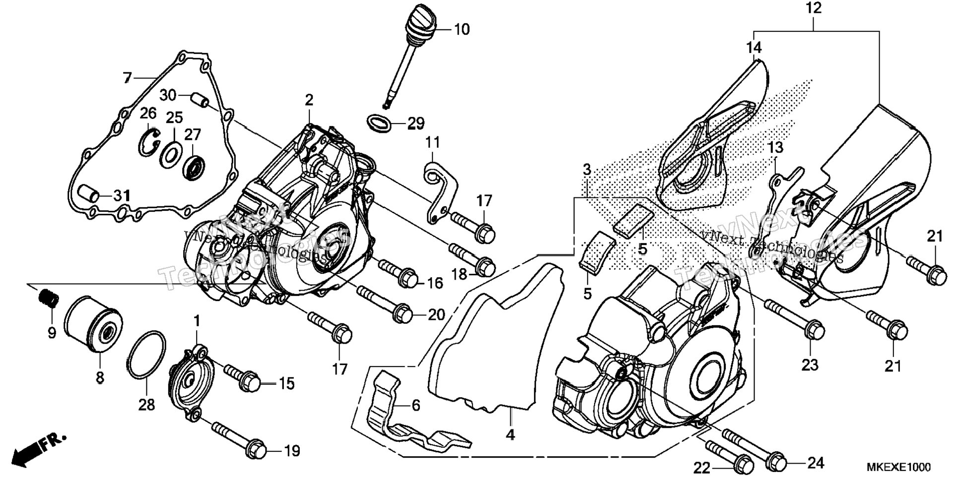 Left Crankcase Cover