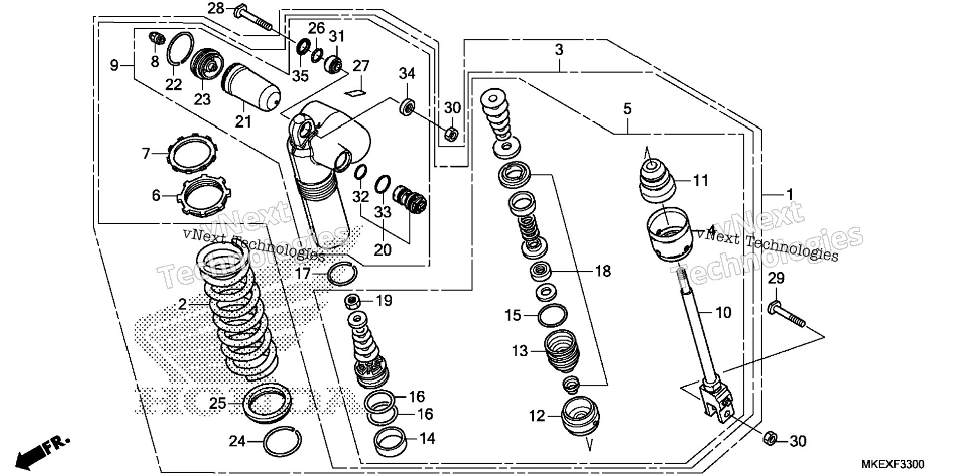 Rear Shock Absorber