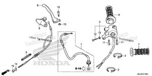 Нажмите для увеличения Handle Lever@Switch@Cable