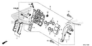 Нажмите для увеличения Rear Brake Caliper
