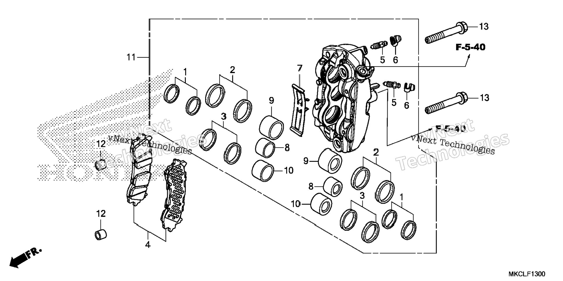 Left Front Brake Caliper