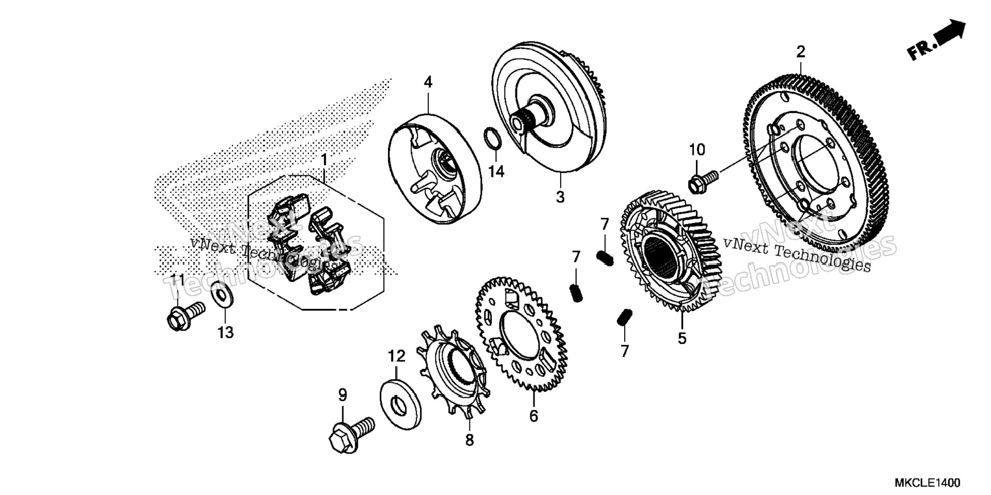 Primary Drive Gear