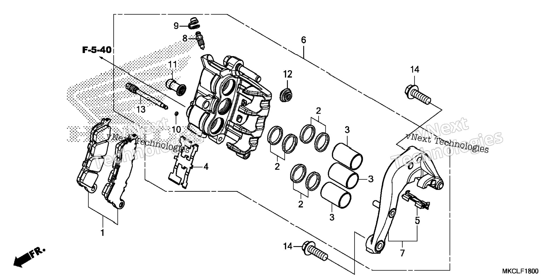 Rear Brake Caliper