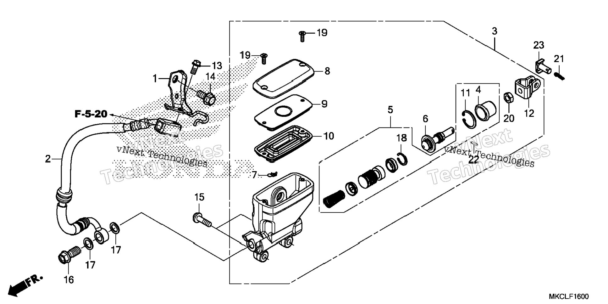 Rear Brake Master Cylinder