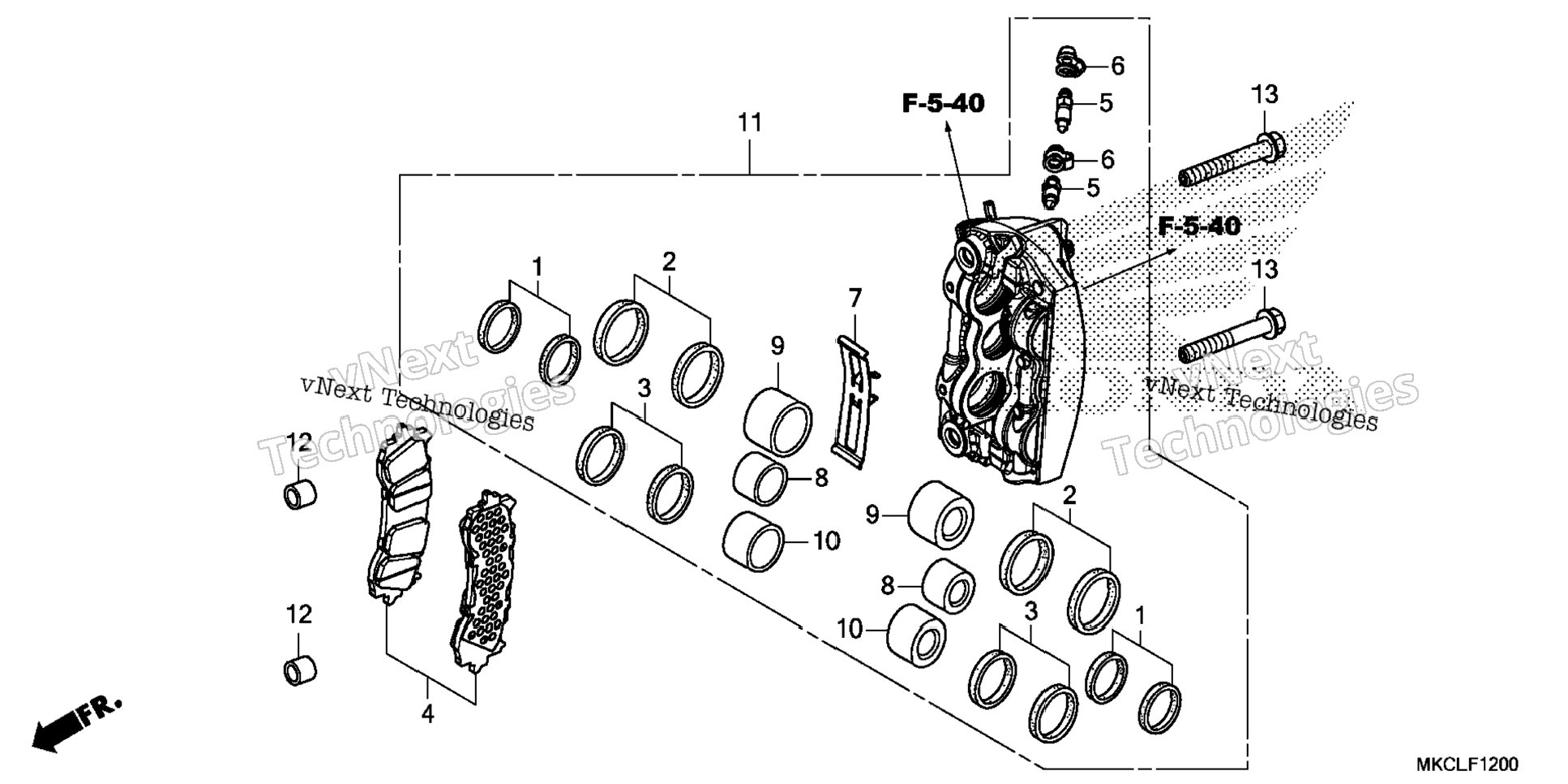 Right Front Brake Caliper