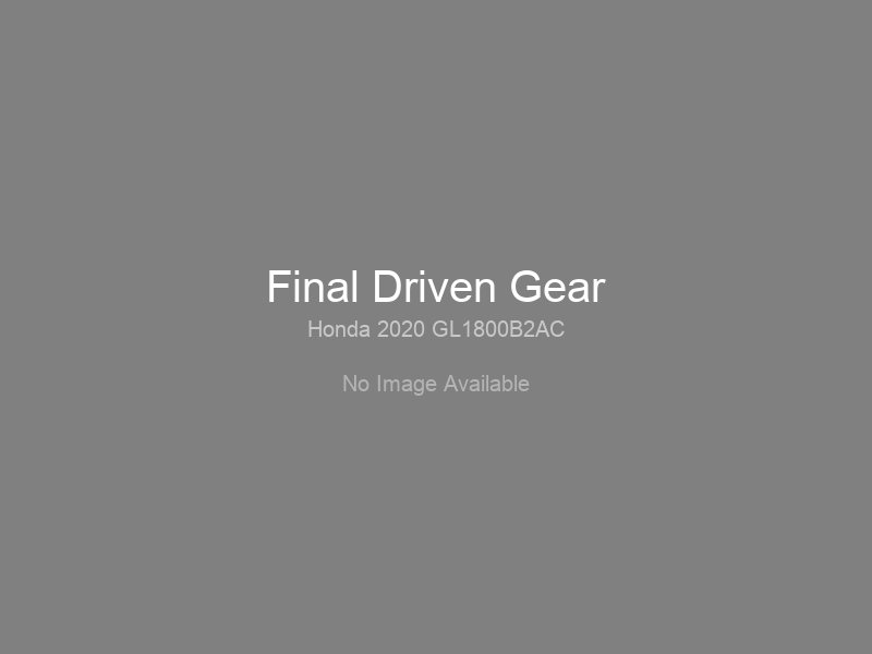 Final Driven Gear