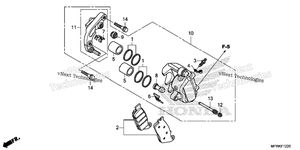 Нажмите для увеличения Front Brake Caliper (1)