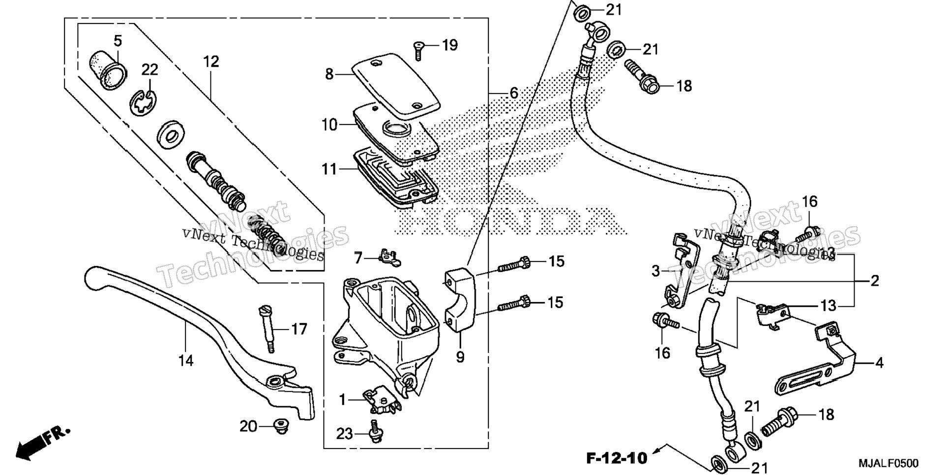 Front Brake Master Cylinder (1)