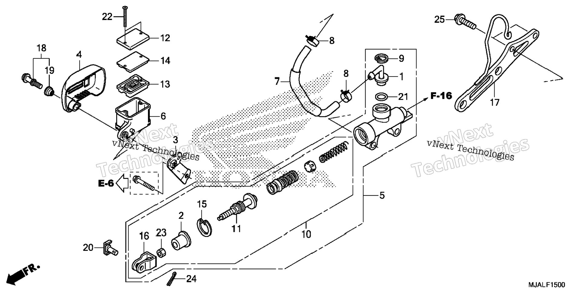 Rear Brake Master Cylinder