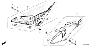 Нажмите для увеличения Seat@Rear Cowl