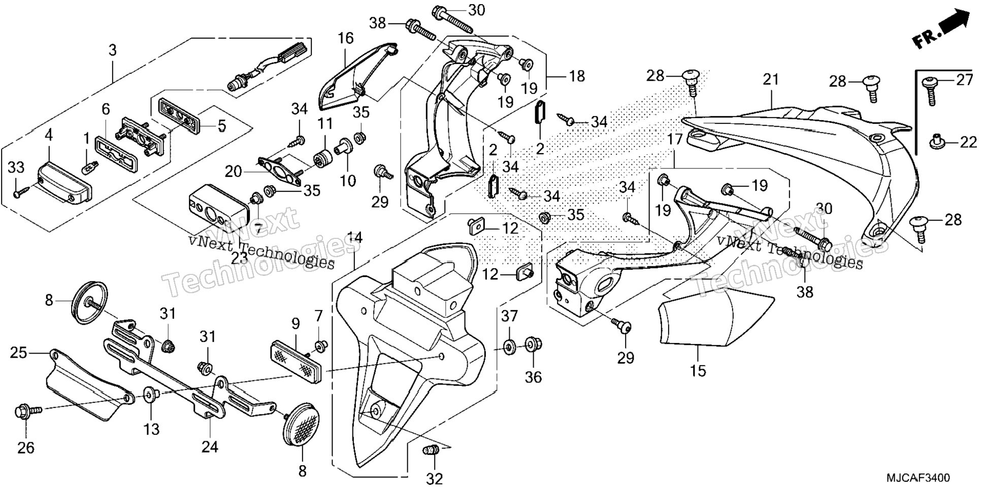 Rear Brake Caliper (2)
