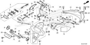 Rear Fender@License Light