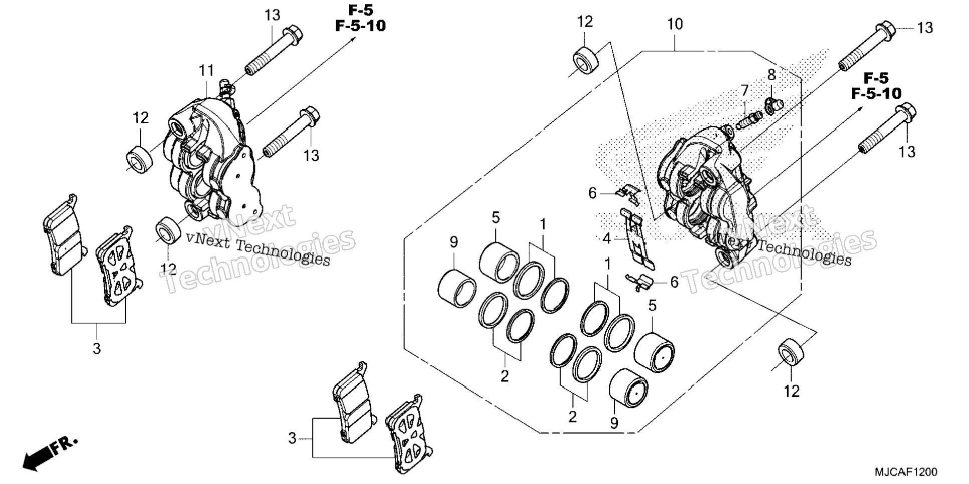 Front Brake Caliper
