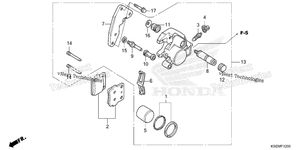 Нажмите для увеличения Front Brake Caliper