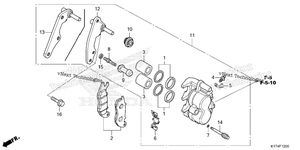 Нажмите для увеличения Front Brake Caliper