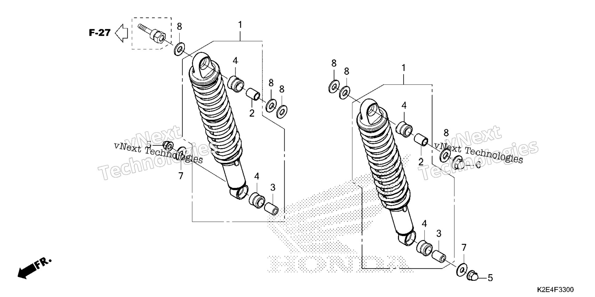 Rear Brake Master Cylinder