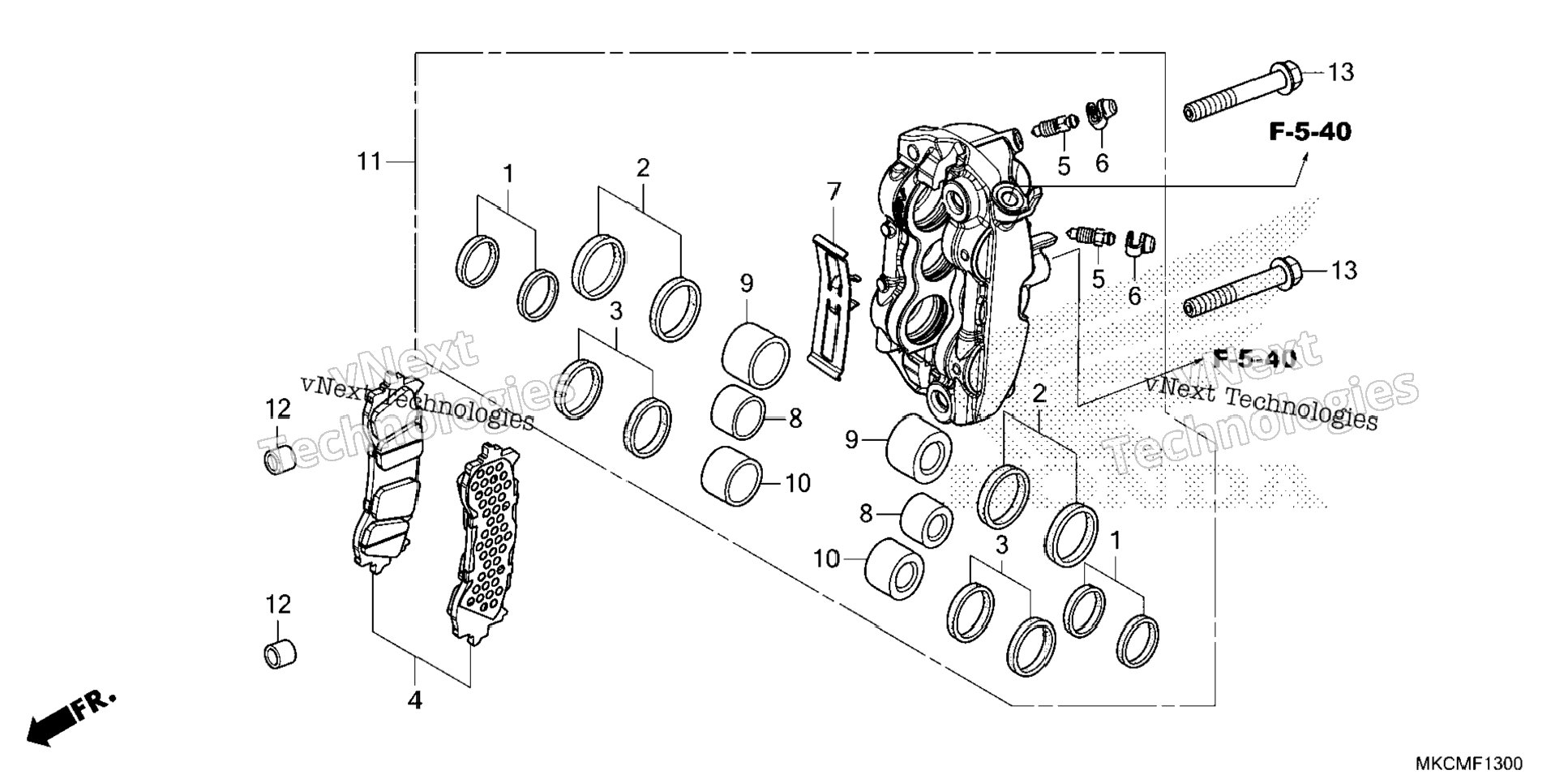 Left Front Brake Caliper