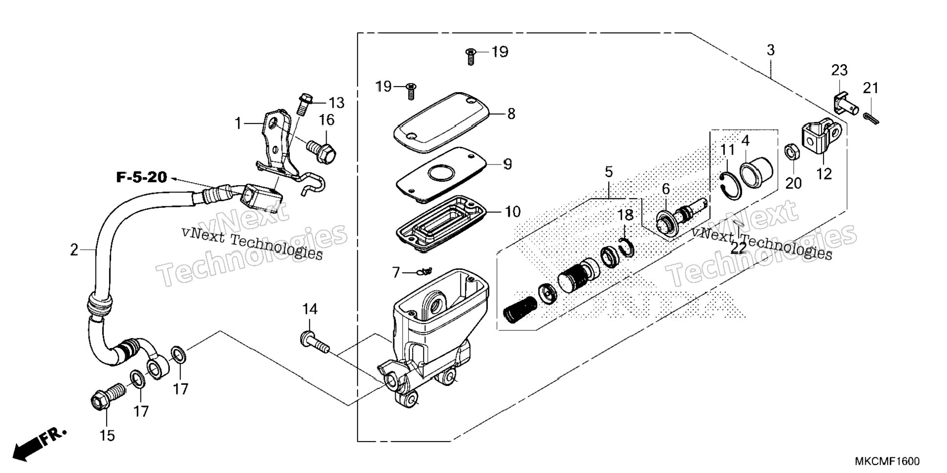 Rear Brake Master Cylinder