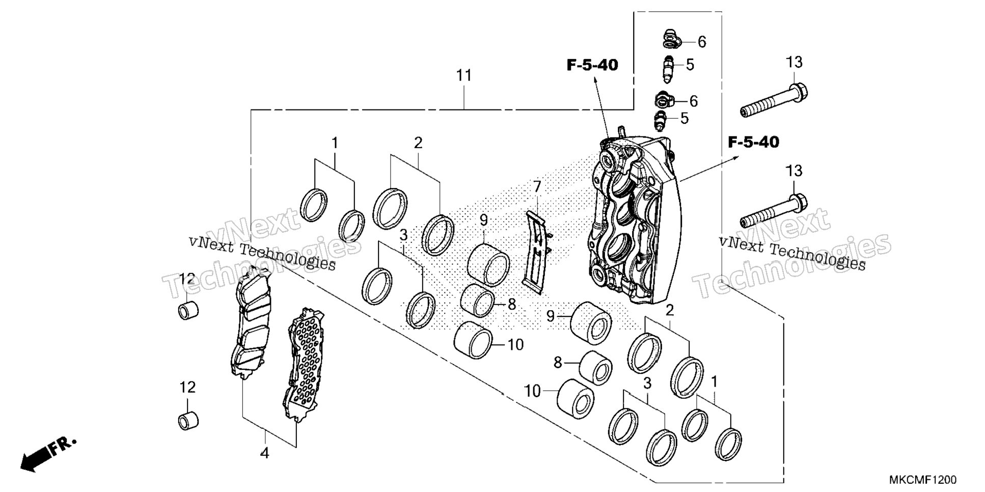 Right Front Brake Caliper