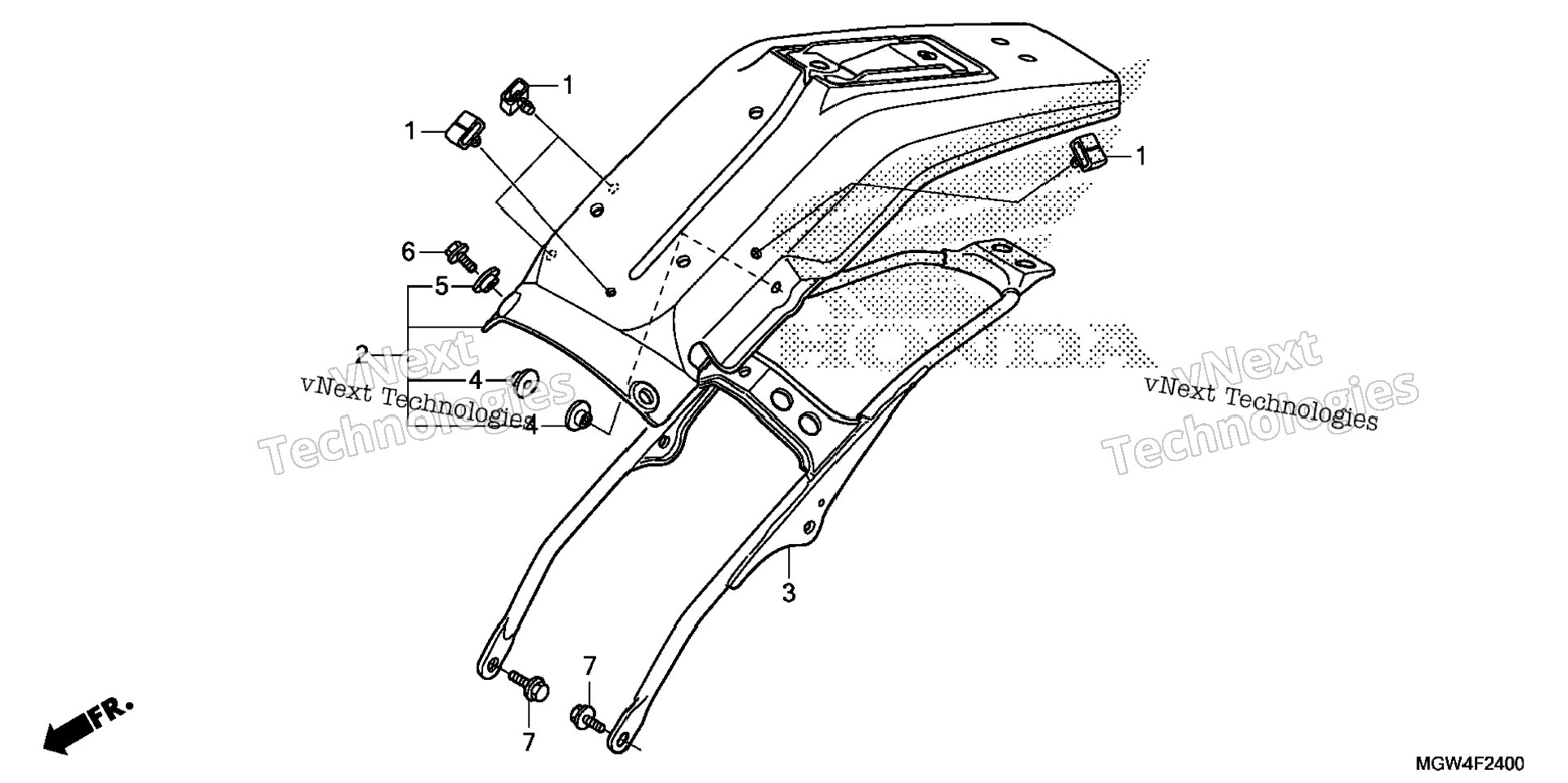 Rear Brake Caliper