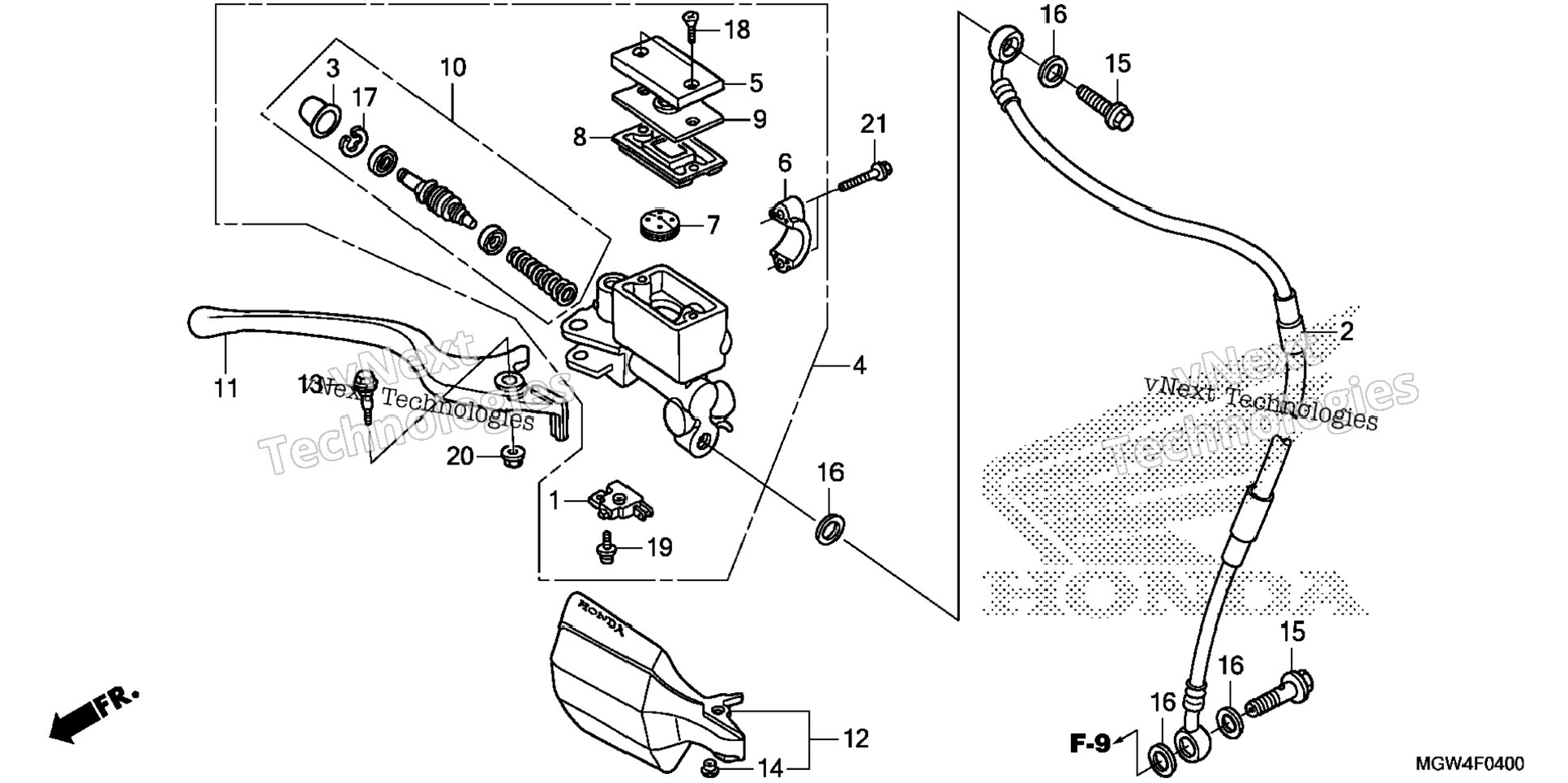 Front Brake Master Cylinder
