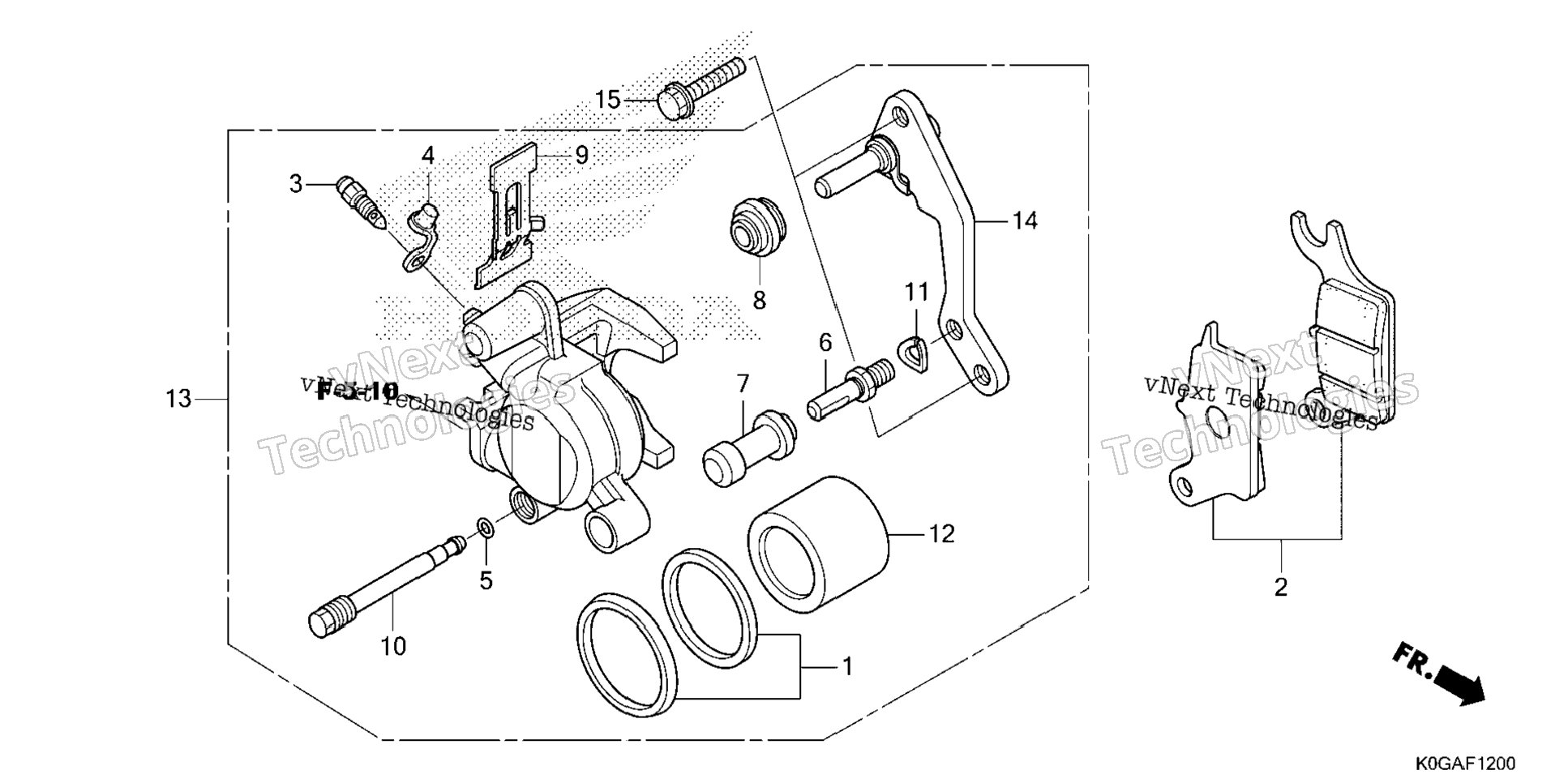 Front Brake Caliper