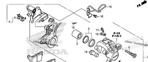 Нажмите для увеличения Rear Brake Caliper