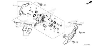 Нажмите для увеличения Parking Brake Caliper
