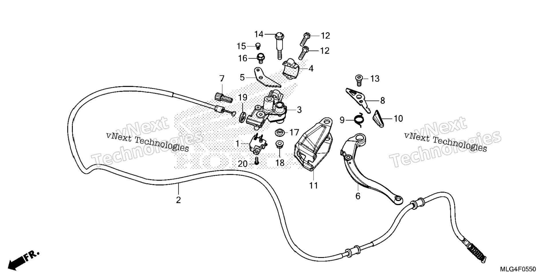 Parking Brake Lever