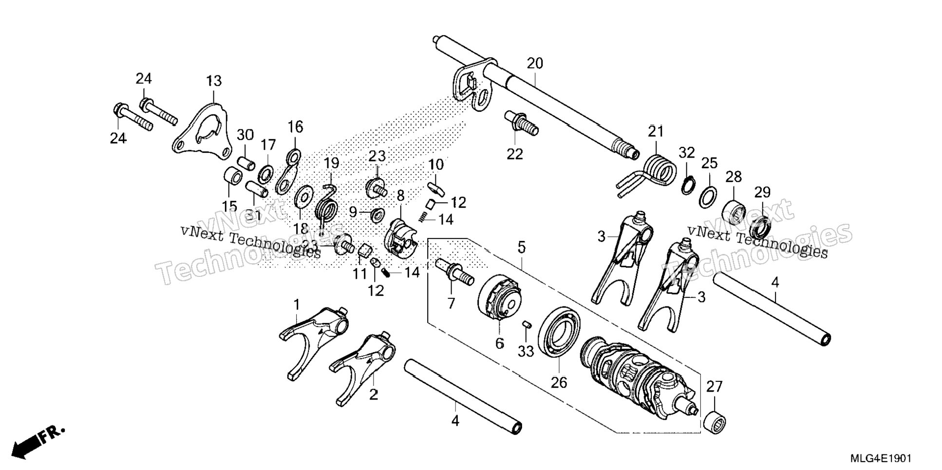 Gearshift Drum (2)