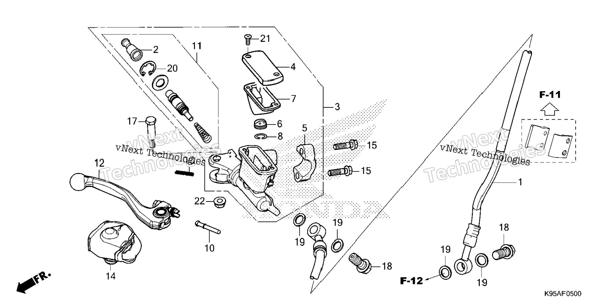 Front Brake Master Cylinder