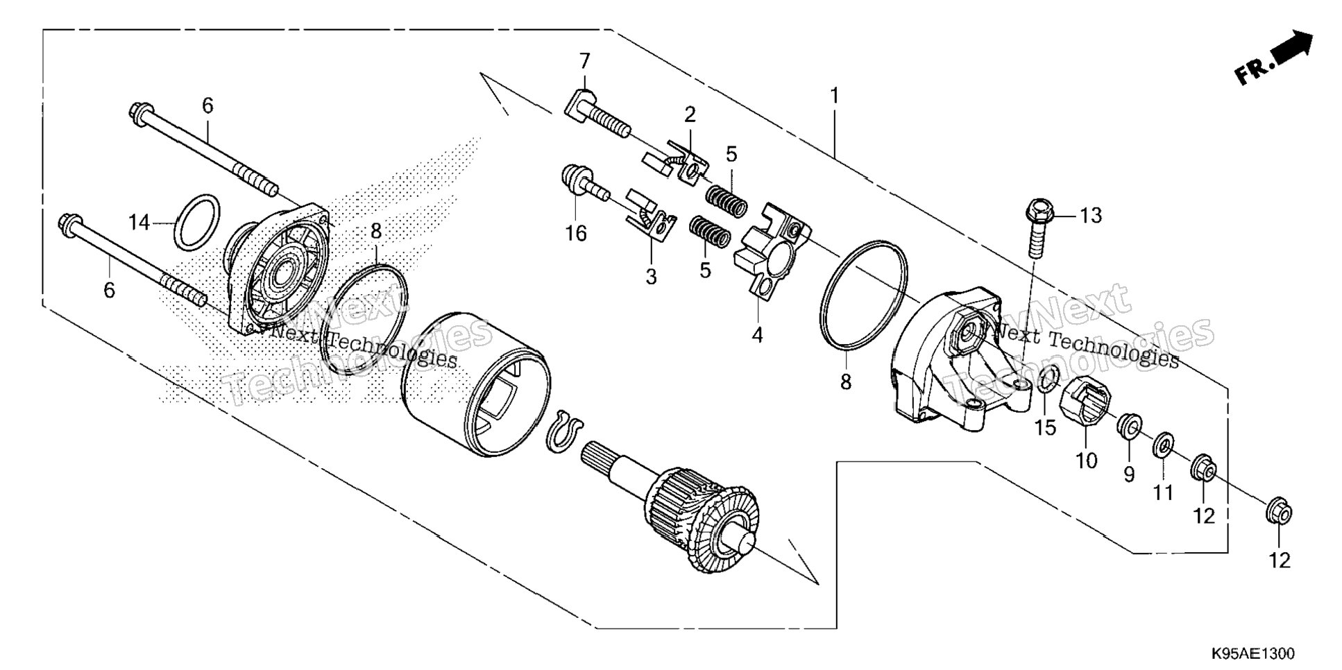 Right Crankcase Cover @Water Pump