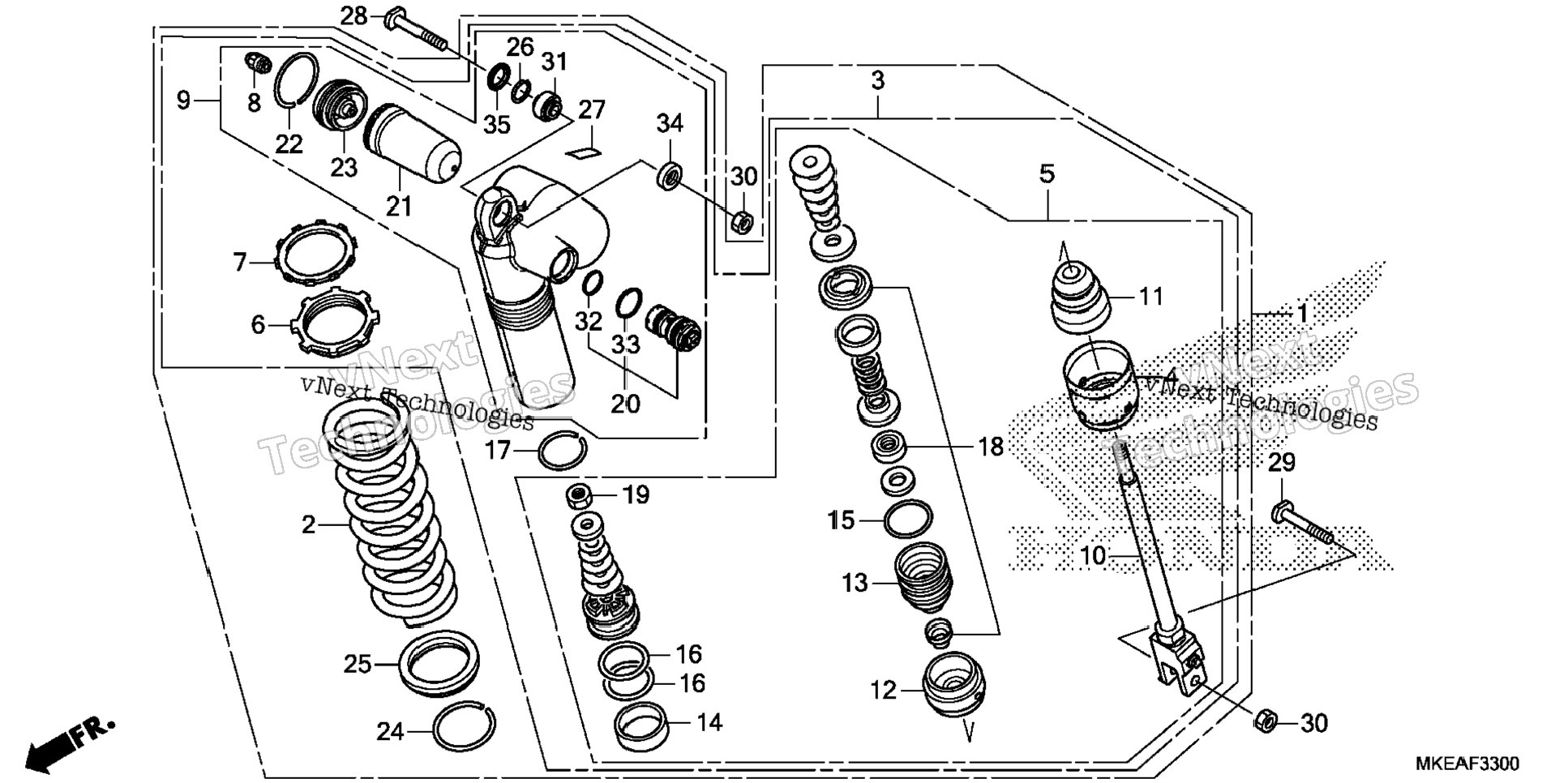 Rear Brake Master Cylinder