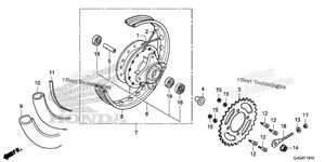 Нажмите для увеличения Rear Brake Panel