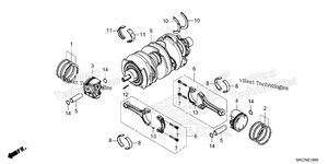 Нажмите для увеличения Crankshaft@Piston