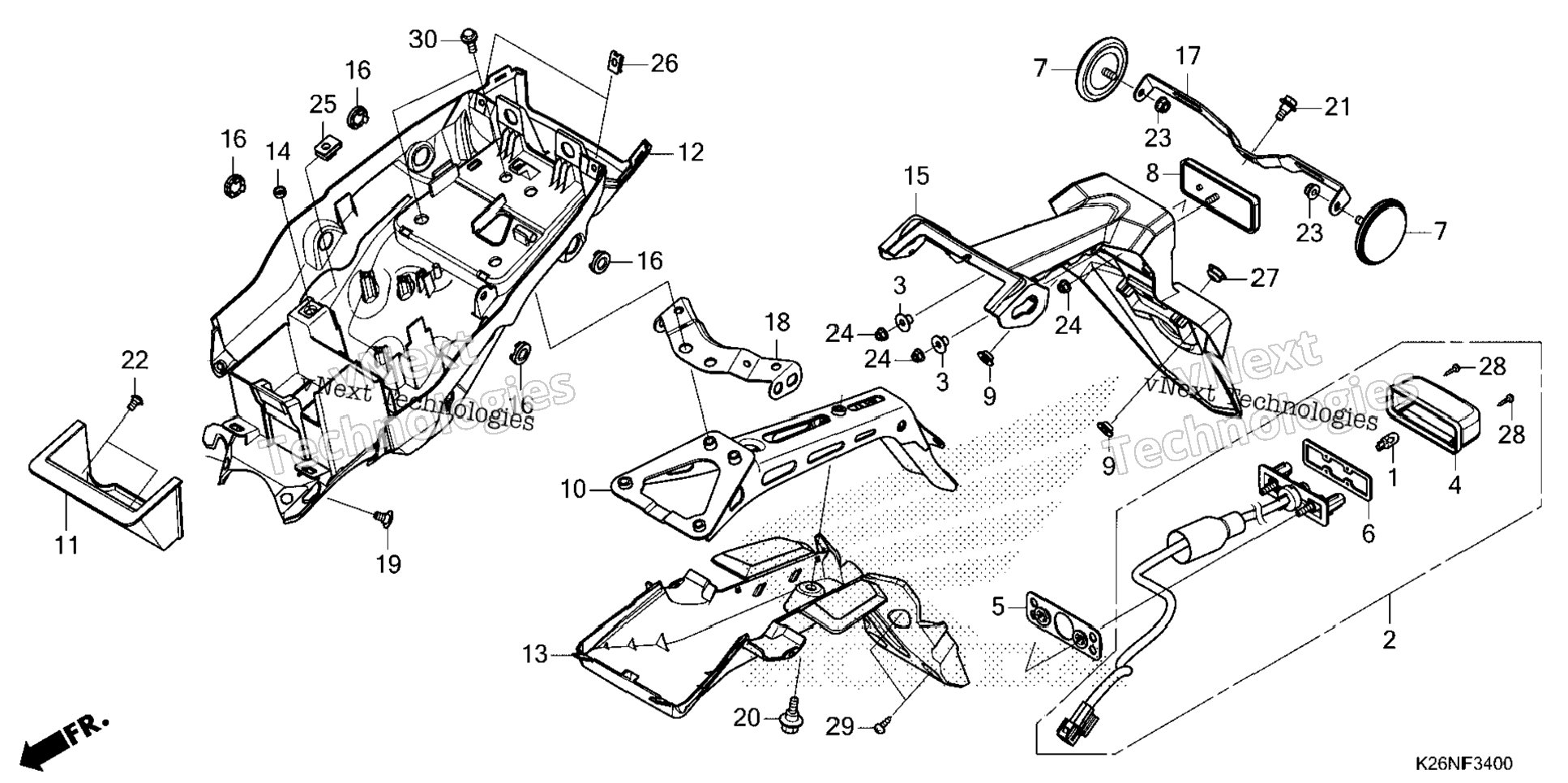 Rear Brake Master Cylinder