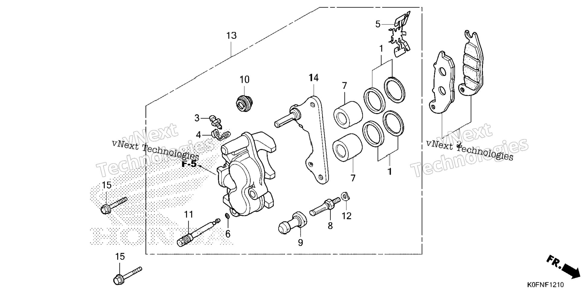 Front Brake Caliper