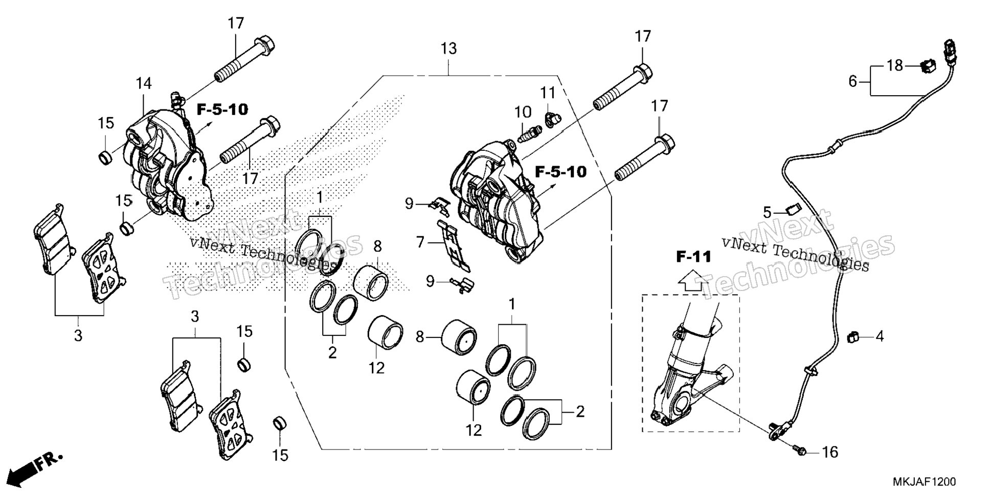 Front Brake Caliper