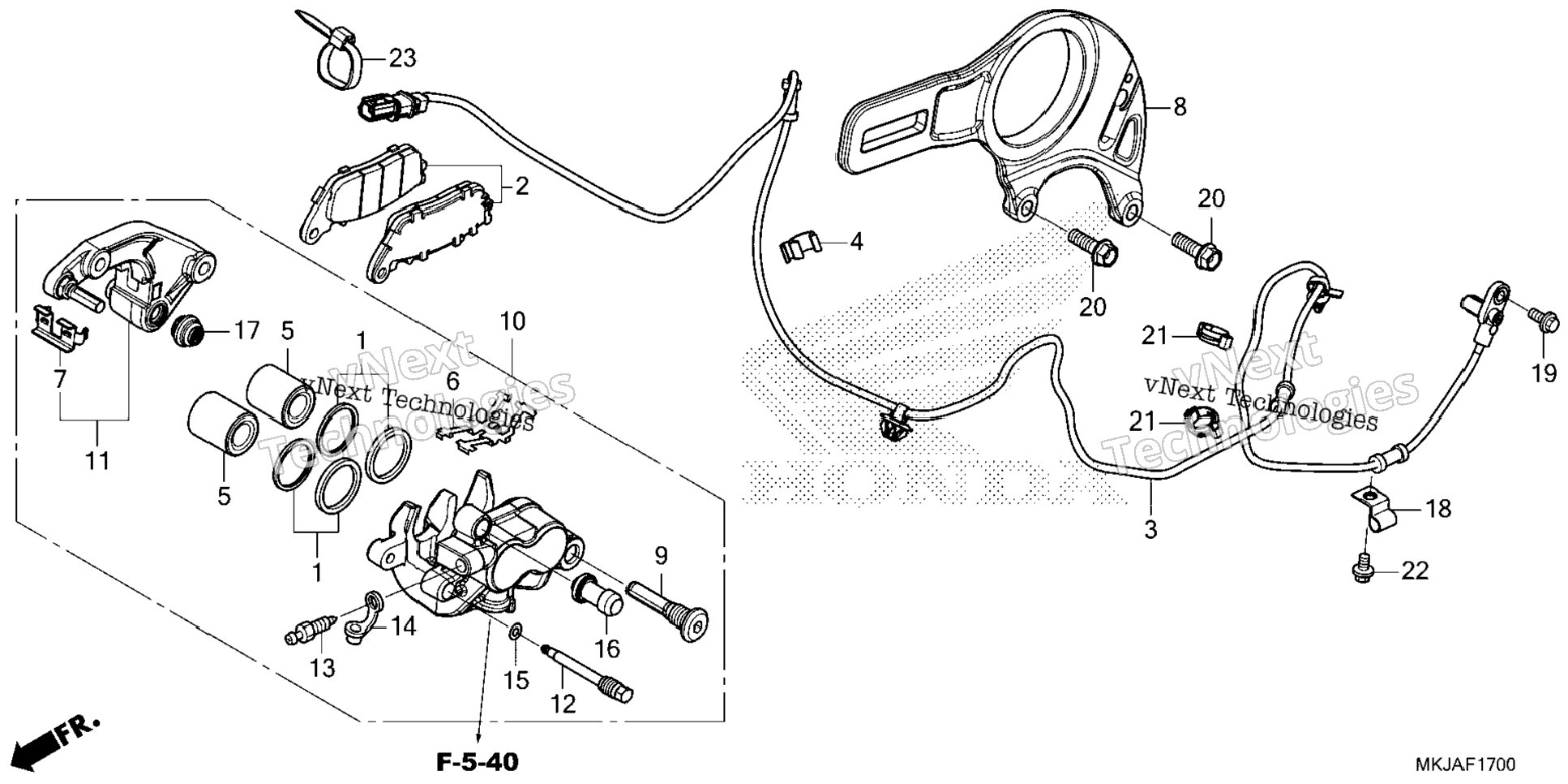 Rear Brake Caliper
