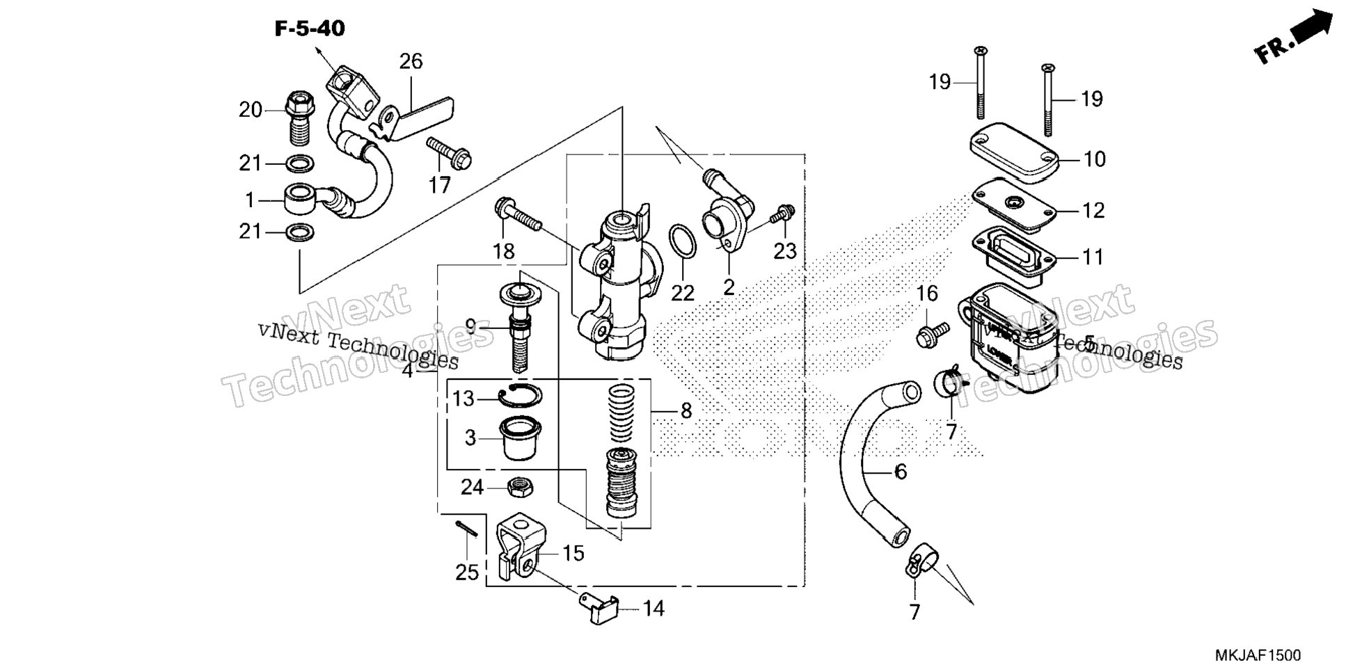 Rear Brake Master Cylinder